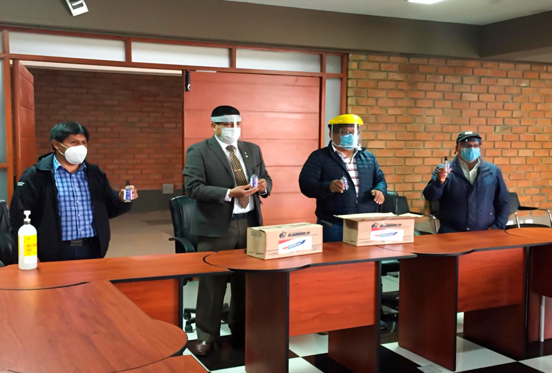 Emtrafesa viajó a la Ciudad de Cajamarca para hacer donación de a 2400 dosis de ivermectina.