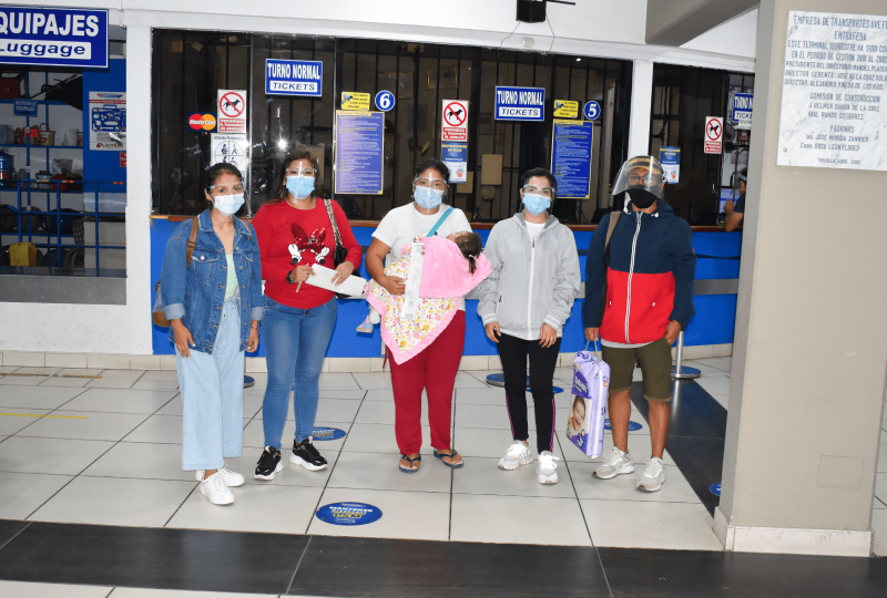 Traslado de Alison a Chiclayo para rehabilitación